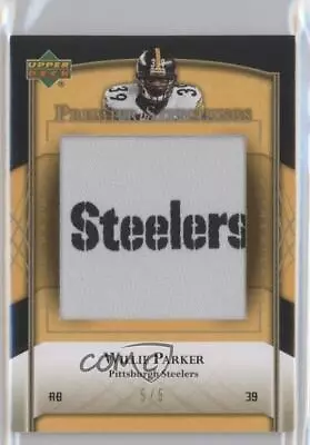 2007 UD Premier Stitchings Draft/Team Logos Gold /5 Willie Parker #PS-89 • $10.83