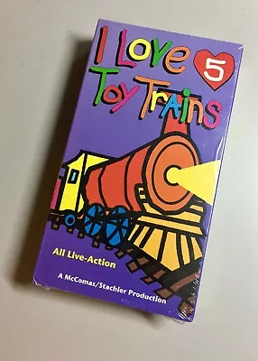  I Love Toy Trains 5 VHS FACTORY SEALED ( Very Hard To Find ) • $125