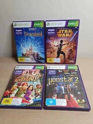 $11.53 • Buy KINECT Entertainment Bundle For Microsoft Xbox 360  Star Wars Disneyland Yoostar