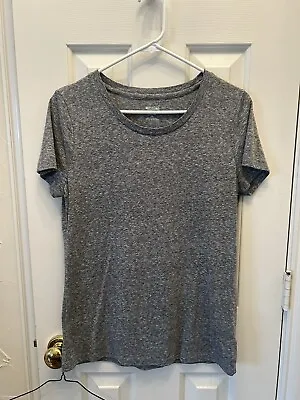 Mossimo Supply Co Scoop NeckT Shirt Women's Large Gray Heather Short Sleeve • $7.99