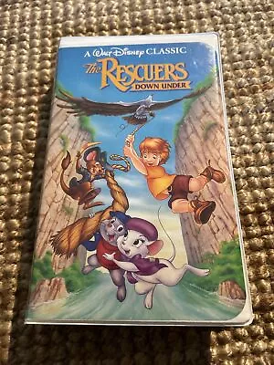 Vintage Walt Disney Classic The Rescuers Down Under VHS Tape 1991 • $8