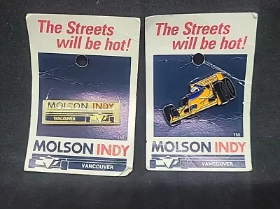 2 Molson Indy Racecar Vancouver Pins Nos • $8.99