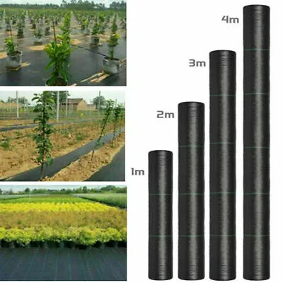 £96.89 • Buy Heavy Duty Garden Weed Control Fabric Membrane Ground Cover Landscape Sheet Mat