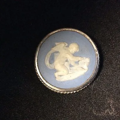 Vintage Sterling Silver Wedgewood Pin  • $35