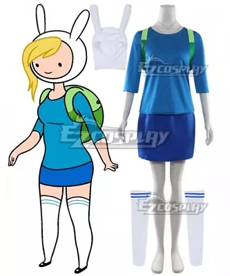 $95.99 • Buy Adventure Time Fionna Dress Suit Women Party Halloween Cosplay Costume E001