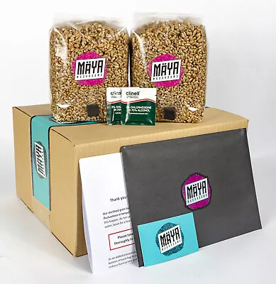 £195 • Buy 750g - 4KG Rye Grain (Hydrated & Sterilised) - Mushroom Growing Kit - Spawn