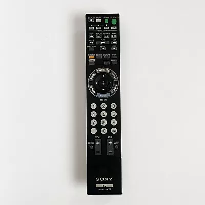 Sony RM-YD024 Factory Original TV Remote KDL-40XBR6 KDL-55XBR8 KDL-70XBR7 • $13.98