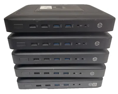 HP T620 Thin Client MT (AMD GX-217GA 1.65GHz - 4GB RAM - NO OS/HDD) - Lot Of 5 • $50.01