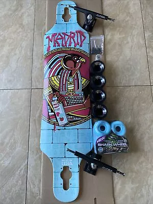 Madrid Longboard NOS Micro Drop Thru 40”X9.5”  Z-flex Cadillac Shark Wheels • $118