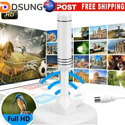 Portable TV Antenna Indoor Outdoor Digital HD FM High Gain Freeview Aerial Ariel • $25.79