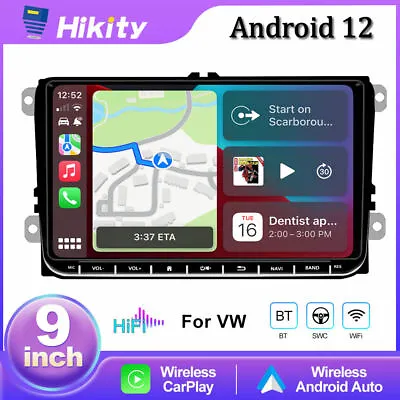 $112.99 • Buy 9  32G Android 12 Car Stereo Radio Apple Carplay GPS Nav For VW Volkswagen Jetta