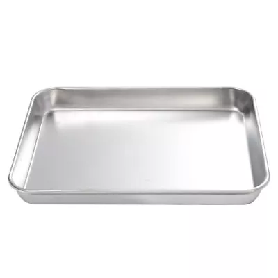 Stainless Steel Rectangular Tray For Food And Snacks • $11.35