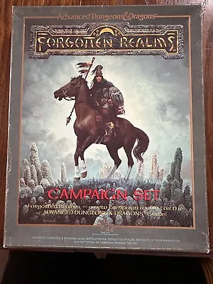 Advanced Dungeons & Dragons Forgotten Realms Campaign Set InComplete 1031 1987 • $39.95