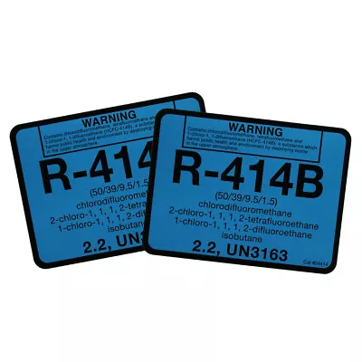  R-414B / R414B Label # 04414  Pack Of (2) • $2.95