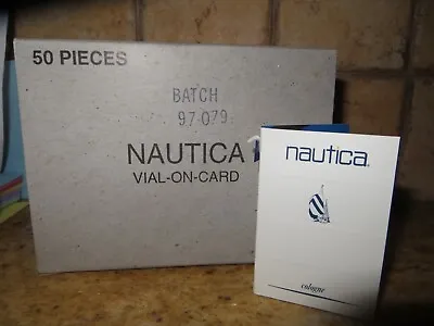 Nautica Cologne 0.05oz/1.5ml For Men  Discontinued Vials X 50 • $24