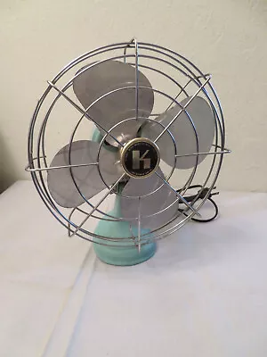 Vintage Sears Roebuck And Co K Fan Cast Iron Model 303 80060 Works • $39.99