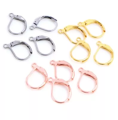 10x15mm Leverback Earrings Hooks Blanks Clasps Wire Jewellery Findings Fittings • £1.75