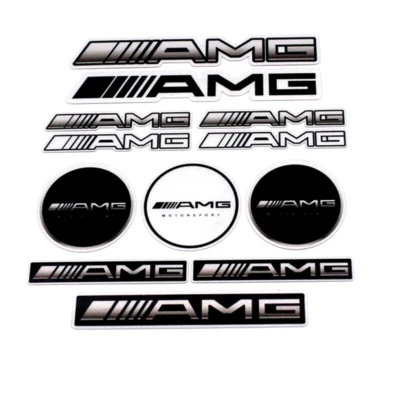 $10.50 • Buy Mercedes Benz AMG Logo Badge Emblem Decoration Sticker Car Body Door AU