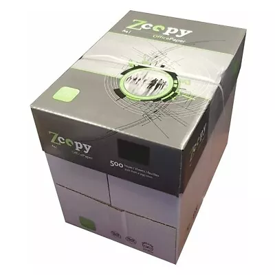 Zcopy A4 Printer Paper 75gsm Box Of 5 Reams 2500 Sheets Office Work Home • £18.99