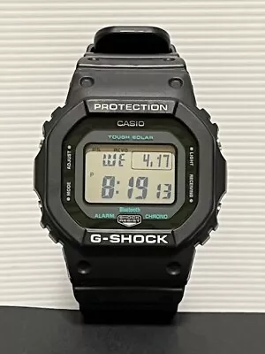 CASIO G SHOCK GW B5600MG 1JF Bluetooth Solar Radio Watch Black Green • $213.19