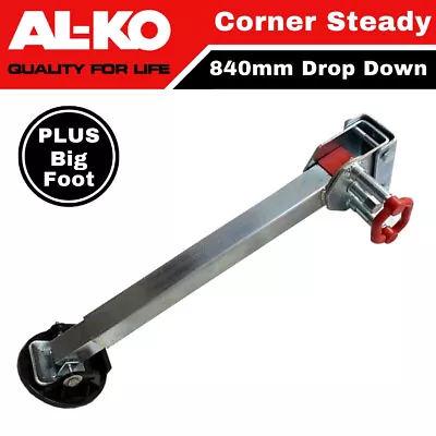 ALKO Drop Down Corner Steady 840mm With Big Foot Caravan RV Stabiliser Steadies • $149