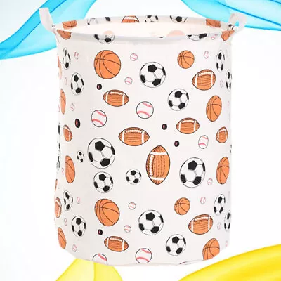  Laundry Basket Foldable Bathroom Organizer Hamper For Kids Football • £13.65