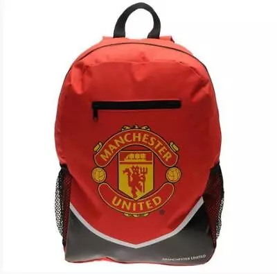 £14.95 • Buy Manchester United F.C. Backpack Football Rucksack School Bag Kids Boys Fans