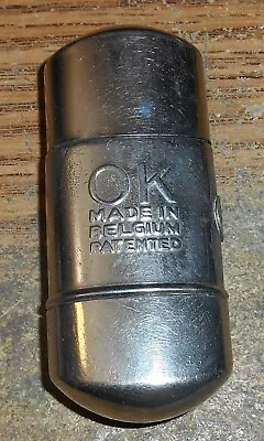 Vintage Ok Trench Lighter With Finance Ministry Emblem/made In Belgium/very Rare • $4.99