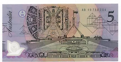 $1199.99 • Buy AUSTRALIA BANKNOTE UNC LAST PREFIX 1992 $5 AB19 FIVE Dollars FRASER / COLE 