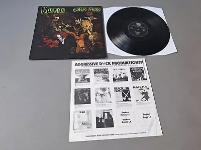 MISFITS Black Labels Edition Vinyl LP Earth A.D. Wolfs Blood (1984 Agressive) • $179.99