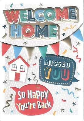£1.95 • Buy Welcome Home Greeting Card 7 X5  So Happy You're Back
