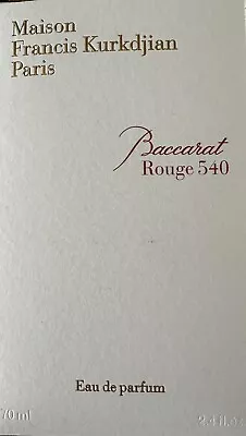 Maison Francis Kurkdjian Baccarat Rouge 540 70ml • £40