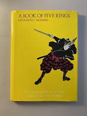 Miyamoto Musashi A BOOK OF FIVE RINGS 1st Edt 9th Printing 1974 Overlook Press • $21.24
