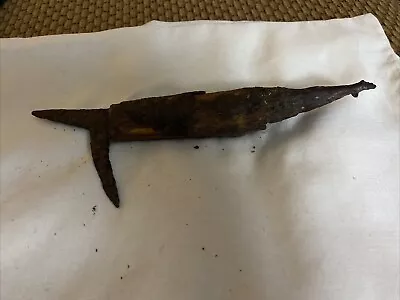 Vintage Wood & Metal Handmade Ice Harvesting Toolused On Saginaw Bay MI 1800s • $19.99