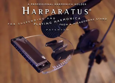 Harparatus Professional Mic Stand Harp Harmonica Holder - The Original! Est 2001 • $129