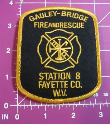 Fayette County W. Virginia Gauley-Bridge Fire & Rescue Patch • $6.25