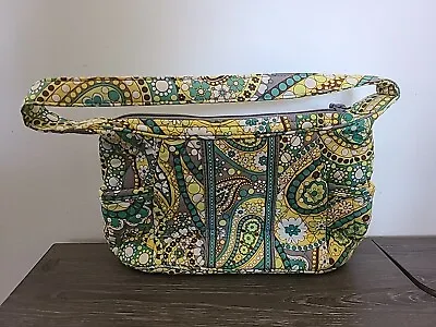 Vera Bradley Lemon Parfait Paisley Pattern Spring Shoulder Purse • $14.99