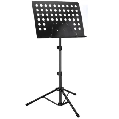 £15.99 • Buy Heavy Duty Sheet Music Book Stand W/ Bag Portable Folding Metal Stand Adjustable