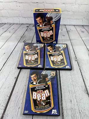 Mr. Bean Rowan Atkinson The Whole Bean Complete 3-Disc Set DVD 2003 Comedy A&E • $12.95