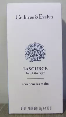 Crabtree & Evelyn Hand Therapy La Source Hand Cream 100g New & Boxed • £19.95