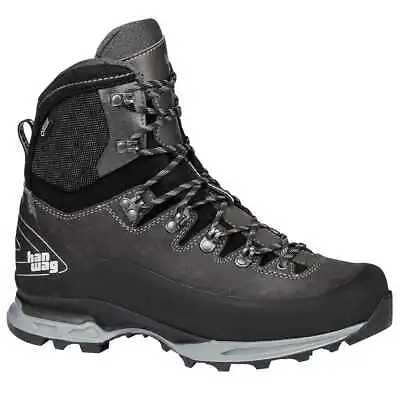 Hanwag Alverstone II Wide GTX Asphalt/Light Grey Size 10 Trek Boot H201900-10 • $360