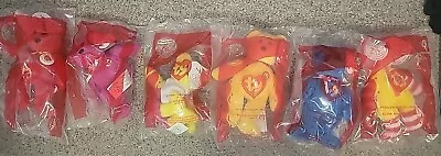 Ty Beanie Babies Happy Meal 25th Anniversary McDonalds 2004 Toys Full Set Of 12  • $25.49