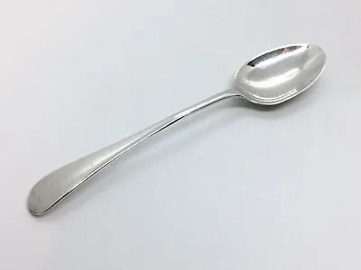 Single Antique Edwardian Solid Sterling Silver Coffee Spoon Old English Pattern • £16