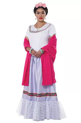 Brand New Mexican Folk Artist Frida Kahlo Adult Costume • $34.22