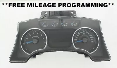 2013 FORD F150 ODOMETER INSTRUMENT GAUGE CLUSTER PANEL SPEEDOMETER *MILES PROGRM • $299.95