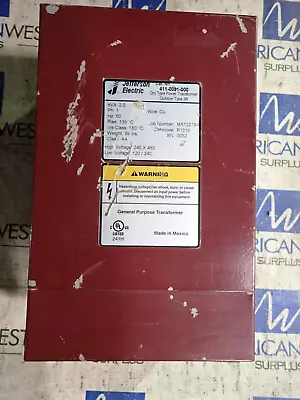 Jefferson Electric Transformer 411-0091-000 2 KVA 1 Phase 240x480 To 120/240v • $155