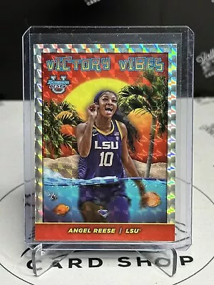 2023-24 Bowman University Best ANGEL REESE Victory Vibes Geometric Refractor LSU • $0.99