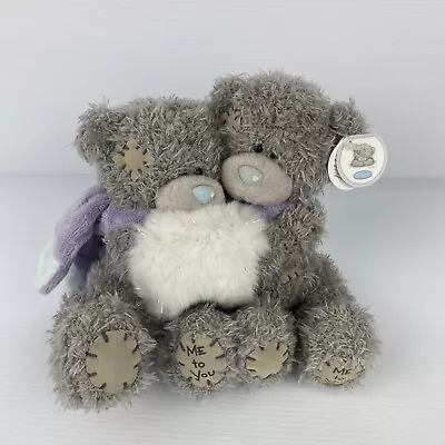 Tatty Teddy Plush Blue Nosed Bear Me To You Carte Blanche 2 Bears Hugging Winter • $19.51