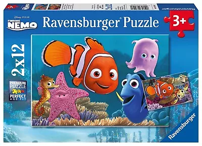 NEW SEALED Ravensburger 07556 Nemo Little Runaways 2x12 Jigsaw Puzzles US SELLER • $24.95