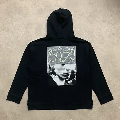 RAF SIMONS Mainline Archival Punk Print Hoodie Hooded Sweatshirt | Large | SS19 • £205